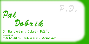 pal dobrik business card